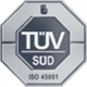TÜV Süd ISO 45001 logo